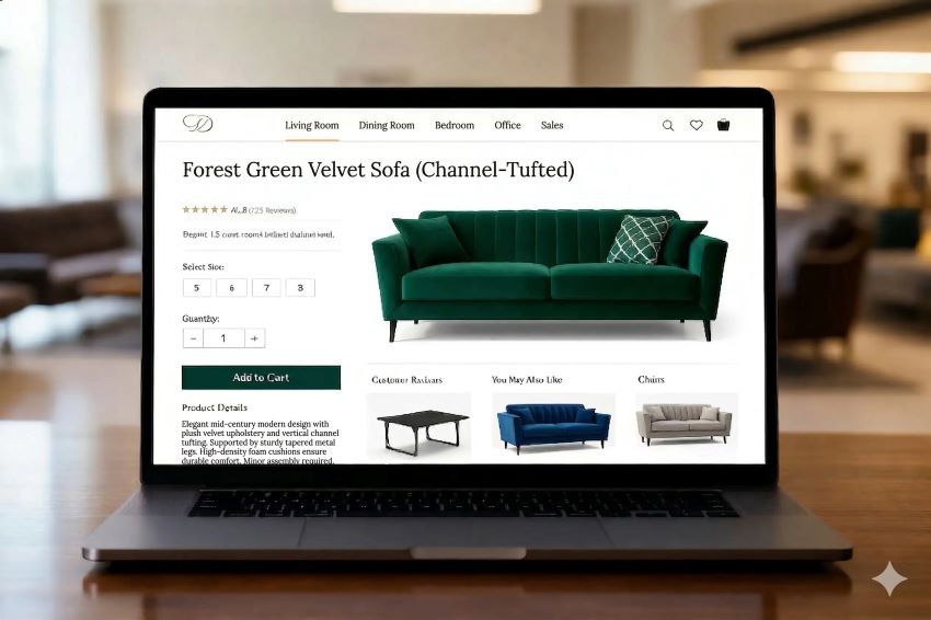 Ornek Shopify eticarert Mobilya magazasi 136 Shopify Development Partner Pratikis.com
