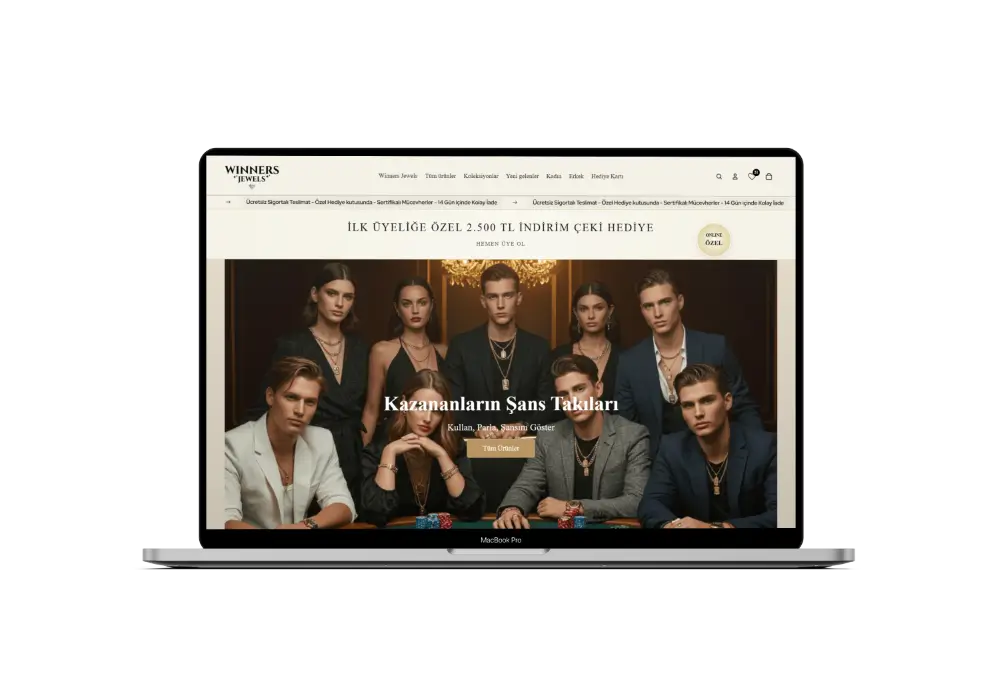 pirlanta shopify sitesi online magaza kurulumu Shopify Development Partner Pratikis.com